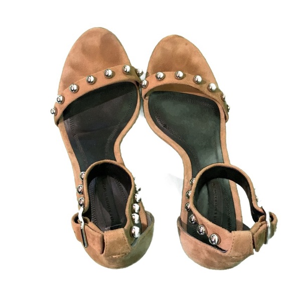 Alexander Wang Antonia Studded Ankle-Wrap Sandal - Picture 4 of 8